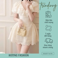 Huong Fashion lace ruffle dress