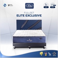 Elite Springbed Kasur Exclusive Elite New Edition (Set Mattress + Divan + Sandaran) 160 x 200