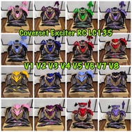 COVERSET EXCITER RC 2016 LC135 V1 V2 V4 V5 V6 V7 V8 EXCITER RC MERAH RC BIRU PURPLE MAGICBOY TAMPAL