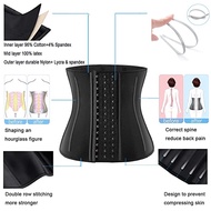 Corset IG Pro Waist Trainer 9 Boned 3 Row Latex Corset Waist Trimmer Body Shaper Slimming Shapewear