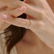 dashbrand DJ02 Line Open Ring (Minimal Jewelry) แหวนเงินแท้ แหวนมินิมอล silver 925