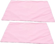 PRETYZOOM 2 Pcs Envelope Closure Pillowcase Small Travel Pillow Cover Pillow Cover Travel Pillowcase Pillow Shams Pillow Cases Combing To Sleep Polyester Pink