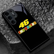 Rossi 46 style (7) design Phone Case Glass for Samsung Galaxy S20 S21 S22 S23 S24 S25 Ultra Plus S23