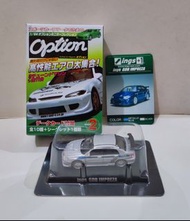 Aoshima 青島社 1:64 Option Ings GDB Subaru IMPREZA Silver 富士 銀色 1/64