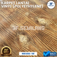 3F GMG - VINYL Karpet Lantai POLYETHYLENE Lebar 12meter Gulungan - Wallpaper Dekorasi Lantai - Perla