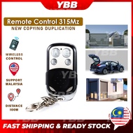 YBB 4 in 1 Autogate Door Remote Control Key Duplicator SMC5326 315Mhz Switch Auto Gate Controller FREE Battery