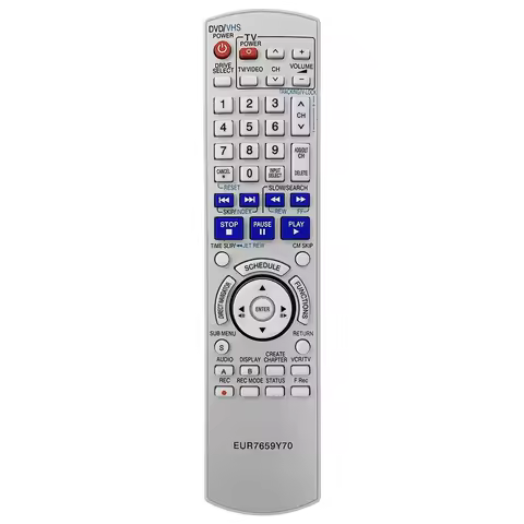 New EUR7659Y70 Fit For Panasonic TV/DVD Combo Remote Control DMR-ES25 DMR-ES25S DMR-ES35 DMR-ES10 DM