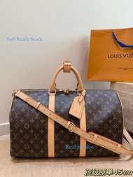 [na9 Ready Stock] Size: 45cm Travel Bag Travel Bag Handbag Luggage Bag Practical Large Capacity Airp