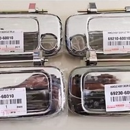 ORIGINAL TOYOTA LANDCRUISER HZJ80 FRONT REAR DOOR OUTER HANDLE (LH&RH) (CHROME)