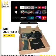 Set Top Box TV Android TV Digital 4K UHD Receiver Penerima Siaran Full HD/ STB Wifi Bisa Youtube