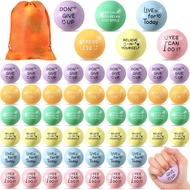Shappy 100 Pcs Bola Tekanan Motivasi Pukal 1.97 inci Berwarna-warni Bola Kecil Berbuih Inspirasi unt