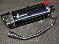 ท่อ Vamos พร้อมคอ (มี มอก.) LEAD125 2021-2025 ท่อแต่ง ตรงรุ่น LEAD 125