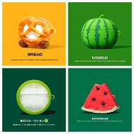 For AirPods Pro3 AirPods 4 3 2 1 Pro 2 Earpods Case Egg lemon croissant Watermelon Wireless Earphone