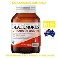 Blackmores Vitamin D3 1000IU 200 capsules 60 capsules 300 caps | Blackmores D3 1000IU 60/200/300 Vit