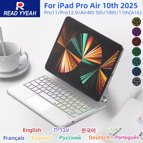 New Wireless Magic Keyboard for iPad a16 Case Tablet Keyboard for iPad Air 4 5 10.9in Pro 11 12.9 Sp