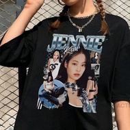 [FASHION ]Jennie Blackpink Vintage 90s T Shirt Kpop Concerts  S-5XL