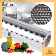 AWOO Waterproof Aluminum Foil Oil-Resistant Wallpaper 300x60cm - YK-292