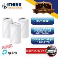BE22000 Tri-Band Whole Home Mesh WiFi 7 System | Deco BE85