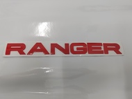 Ford Ranger WildTrak Raptor XL XLT XLT Plus T9 T8 Stylist Front Bonnet Emblem RANGER Wording Emblem 