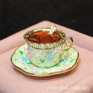 Nordic Earrings Creative Wholesale Small Ornaments Ring Coffee Cup Jewelry Box Gift Enamel Jewelry S