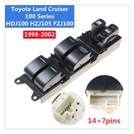 14 + 7หมุด 2 ซ็อกเก็ต  สวิทช์กระจกไฟฟ้า สวิทช์กระจกประตู สวิทซ์ยกกระจก ด้านหน้าขวา Toyota Land Cruis