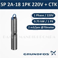 Pompa Submersible Grundfos Sp 2A-18 1Pk 220V + Ctk