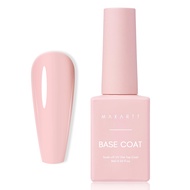 Makartt Rubber Base Gel for Nails, Spring Nude Pink Gel Nail Polish Colors Base Coat, Rosewater Roma