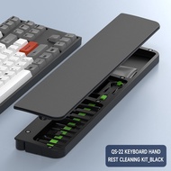 22-in-1 ชุดทำความสะอาดคอมพิวเตอร์อเนกประสงค์ QS22 พร้อมที่เก็บคีย์บอร์ด ที่วางข้อมือ เครื่องมือทำควา