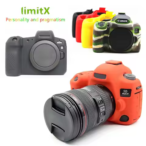 Silicone Case Cover DSLR Camera Bag For Canon EOS M50 60D 90D 850D T8i 250D 6DII 6D2 5D III IV 5D3 5