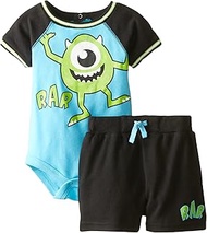 Baby Boys' 2 Piece Monsters Inc. Short Set