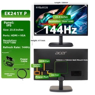 Acer | High Resolution 144Hz Refresh Rate Desktop Monitor 23.8 Inches