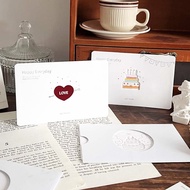 White Snapping Fingers Into Love Creative Greeting Card Printing Paper Couple'S Confession Surprise 