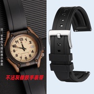 สายนาฬิกายางสำหรับคาสิโอ Forester คลาสสิกวินเทจ Forester FT-500WC-3B AW-80V