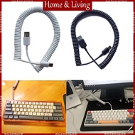 AOTO Type C Coiled Cable Wire Mechanical Keyboard GH60 USB Cable Type-C to USB Port for  GH60 Keyboa