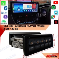 AudioWork Car Android Player 12.3" Inch Android 10 8 Core Toyota Avanza Camry Altis Harrier Innova V