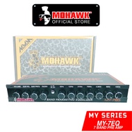 Mohawk Pre Amp MY-Series 7 Band Parametric Equalizer Car Audio