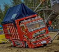 TRUK OLENG MINIATUR PERMATA AGUNG DAN TERPAl MINIATUR TRUK OLENG MANIA