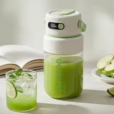 1000ML Portable Blender USB Electric Juicer Fruit Mixers Fruit Home Smoothies Mixer Multifunctional 
