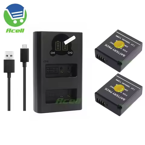 BP-DC15 High Capacity Battery or USB Charger for Leica D-LUX8 D-LUX7 D-LUX C-LUX Camera Replace BP-D