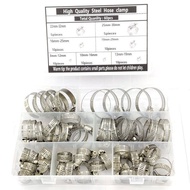 60pcs hose clip hose clamp paip klip pipe clamp set box