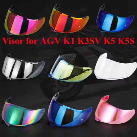 Motorcycle Helmet Visor for AGV K1 K3SV K5 K5S Anti-UV Dustproof Helmet Lens Helmet Accessories