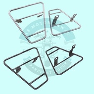 Iron side bag sidebag holder honda astrea grand legenda win chrome black chrome