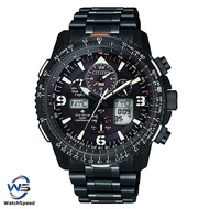 Citizen JY8085-81E JY8085 Eco-Drive PROMASTER Radio Controlled Black Stainless Steel Men Watch