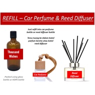 [LIST-BBW][INSPIRED REFILL AIR FRESHENER] DIY AIR FRESHENER - CAR PERFUME - REED DIFFUSER