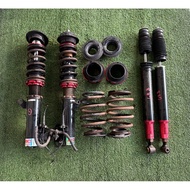 BC Racing BC V1 Adjustable Honda Jazz Fit GE GE6/GE8/GP4/GP1 (HLSH) Coilover / Spot Susension Used H