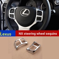 Lexus NX200t NX300h Steering Wheel Sequins Dedicated Steering Wheel Decoration Patch Interior Decora