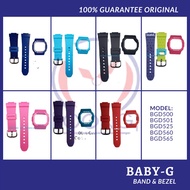[ORIGINAL] BABY-G Bgd501 Bgd525 Bgd560 Bgd5000 PETAK BAND AND BEZEL "bnb" TALI STRAP CASIO