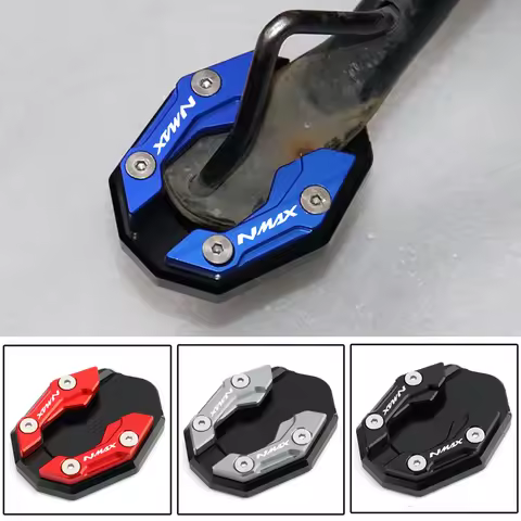 Kickstand Side Stand Extension Pad Enlarger Plate For Yamaha Nmax Yamaha AEROX155 Nvx155 XMAX 250 30