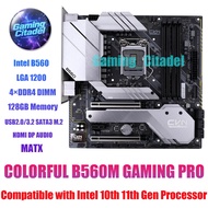 Used COLORFUL B560M GAMING PRO MATX Motherboard DDR4 B560 Chipset LGA 1200 Compatible with Intel 10t