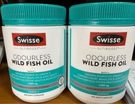(包順豐) (數量有限) (澳洲直送) Swisse Odourless Wild Fish Oil 無腥味深海魚油 1000mg 400 粒